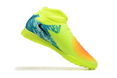 Men's Nike Phantom GX 2 Luna Elite TF Artificial Turf High-Tops Football Shoes - Yellow/Blue/Black