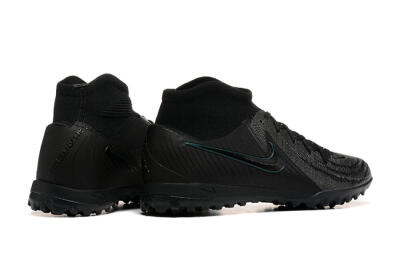 Men's Nike Phantom GX 2 Luna Elite TF Artificial Turf High-Tops Football Shoes - Grey/Black/Jade