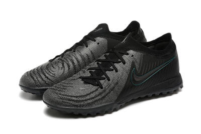 Men's Nike Phantom GX 2 Elite TF Artificial Turf Low-Tops Football Shoes - Grey/Black/Jade