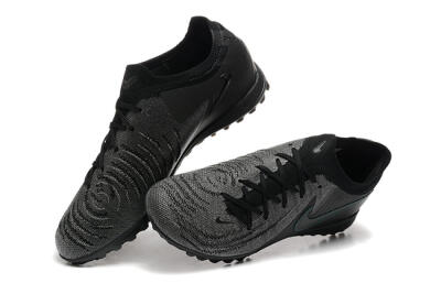 Men's Nike Phantom GX 2 Elite TF Artificial Turf Low-Tops Football Shoes - Grey/Black/Jade