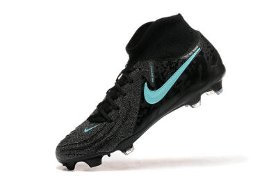 Men's Nike Phantom Luna Elite FG Firm Ground High-Tops Football Boots - Grey/Black/Jade