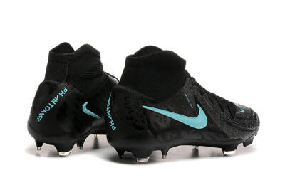 Men's Nike Phantom Luna Elite FG Firm Ground High-Tops Football Boots - Grey/Black/Jade