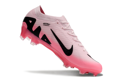 Unisex Nike Air Zoom Mercurial Vapor 15 Elite FG Firm Ground Low-Tops Football Boots - Pink/Black