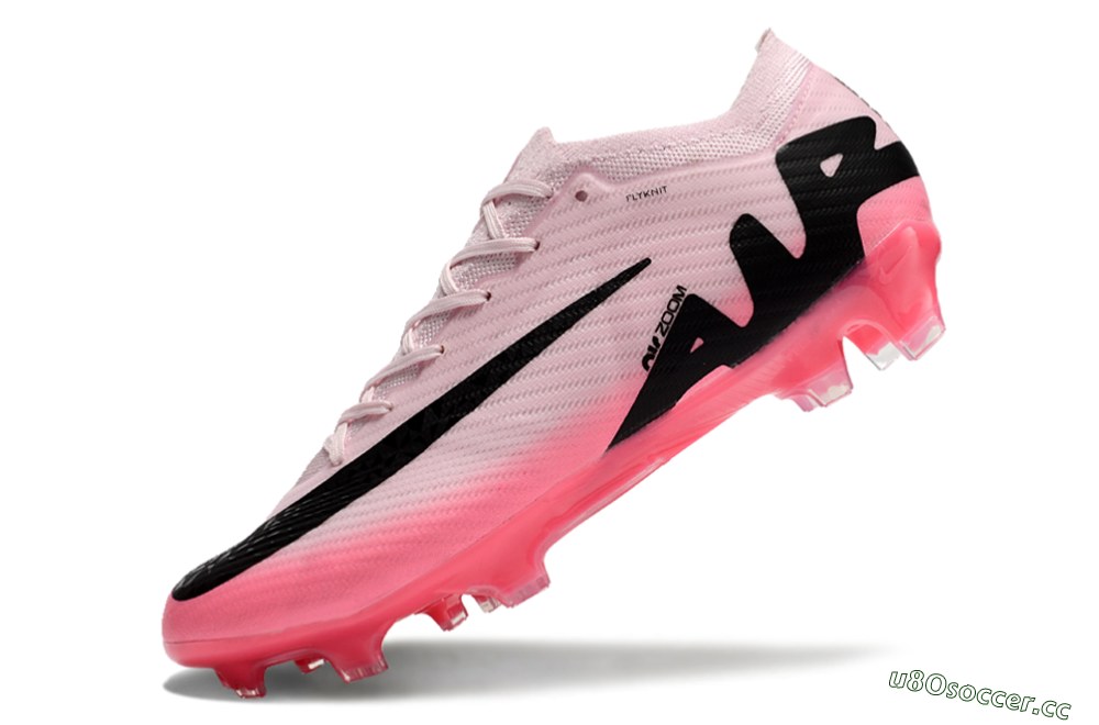 Unisex Nike Air Zoom Mercurial Vapor 15 Elite FG Firm Ground Low-Tops Football Boots - Pink/Black 5