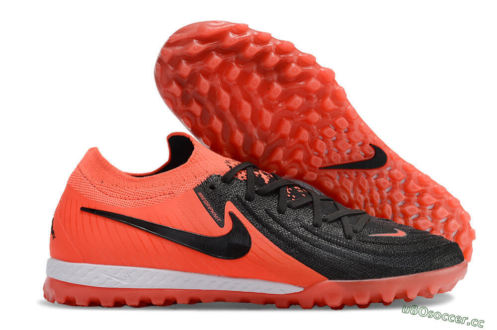 Men's Nike Phantom GX II Elite TF Artificial Turf Low-Tops Football Shoes - Red/Black/White 2