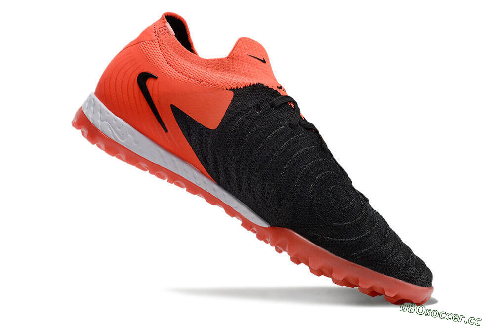 Men's Nike Phantom GX II Elite TF Artificial Turf Low-Tops Football Shoes - Red/Black/White 4