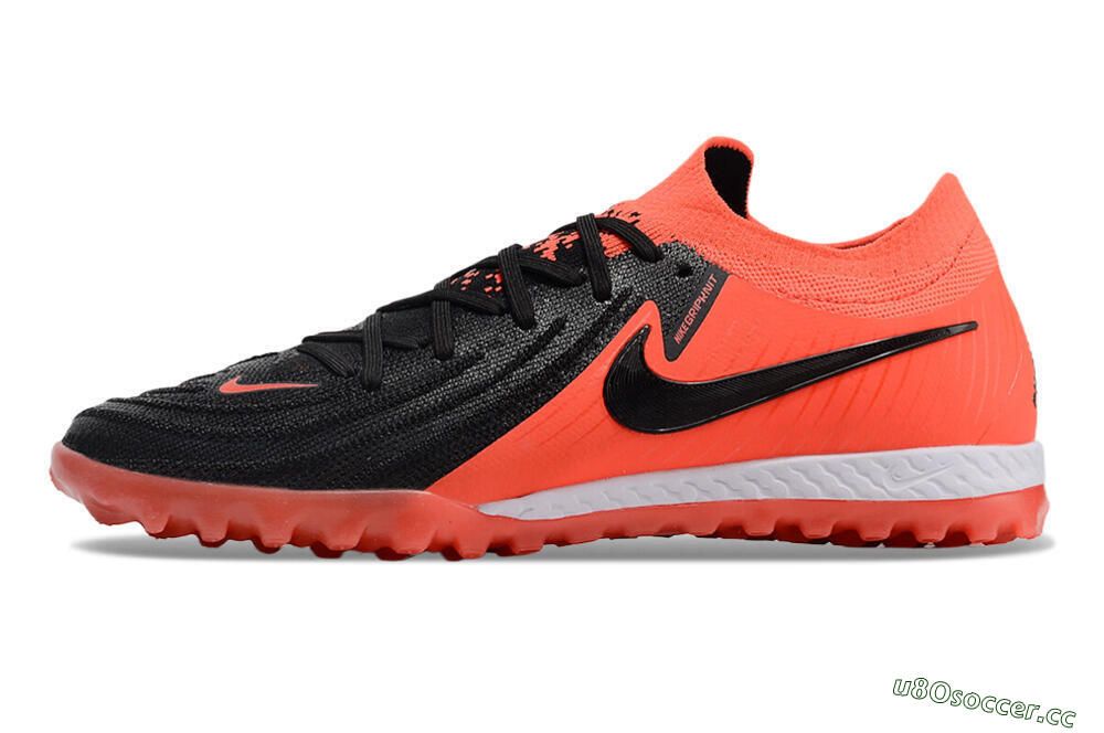Men's Nike Phantom GX II Elite TF Artificial Turf Low-Tops Football Shoes - Red/Black/White 0