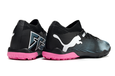 Men's Puma Future Ultimate TF Artificial Turf Low-Tops Football Shoes - Black/Blue/White