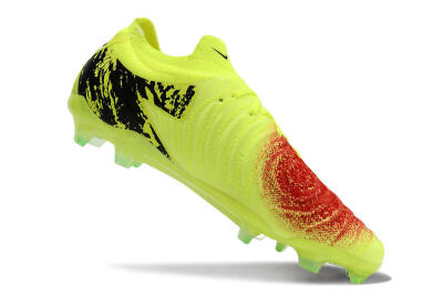 Men's Nike Phantom Luna Elite NU FG Firm Ground Low-Tops Football Boots - Yellow/Red/Black