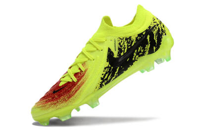 Men's Nike Phantom Luna Elite NU FG Firm Ground Low-Tops Football Boots - Yellow/Red/Black