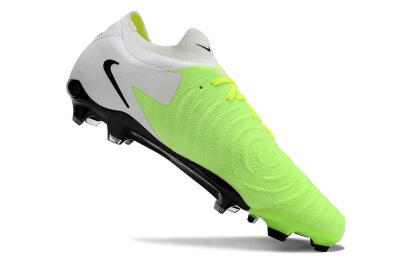 Men's Nike Phantom Luna Elite NU FG Firm Ground Low-Tops Football Boots - Green/White/Black