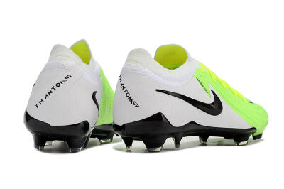Men's Nike Phantom Luna Elite NU FG Firm Ground Low-Tops Football Boots - Green/White/Black
