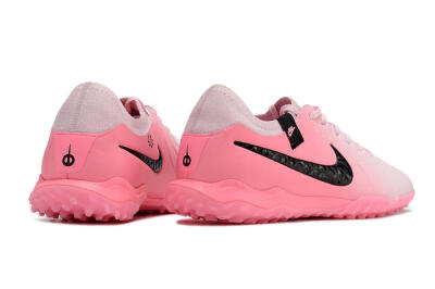 Men's Nike Tiempo Legend 10 Elite TF Artificial Turf Low-Tops Football Shoes - Pink/White/Black