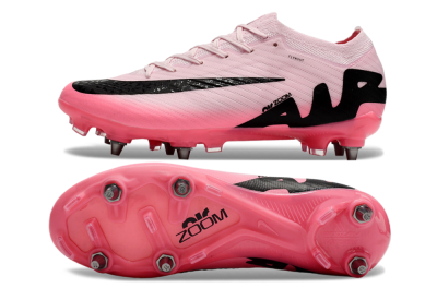 Men's Nike Air Zoom Mercurial Vapor 15 Elite SG Soft Ground Low-Tops Football Boots - Pink/Black