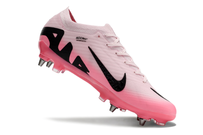 Men's Nike Air Zoom Mercurial Vapor 15 Elite SG Soft Ground Low-Tops Football Boots - Pink/Black