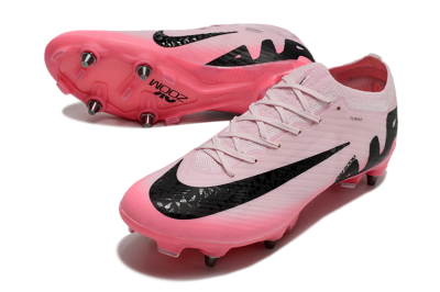 Men's Nike Air Zoom Mercurial Vapor 15 Elite SG Soft Ground Low-Tops Football Boots - Pink/Black