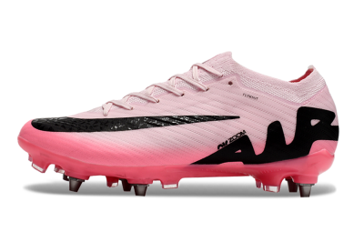 Men's Nike Air Zoom Mercurial Vapor 15 Elite SG Soft Ground Low-Tops Football Boots - Pink/Black