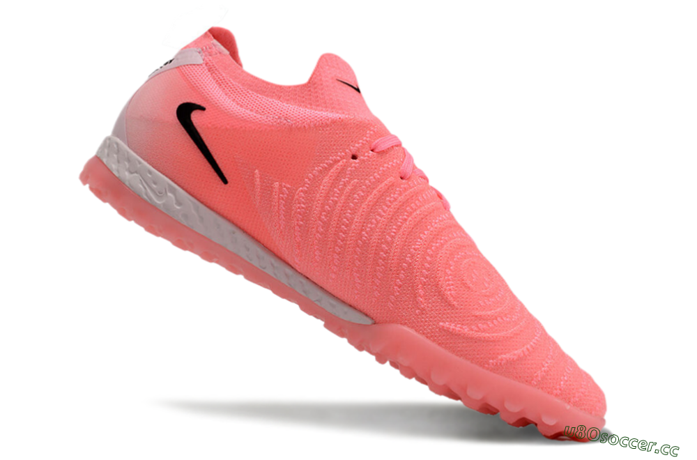 Unisex Nike Phantom Luna Elite TF Artificial Turf Low-Tops Football Shoes - Pink/Black 4