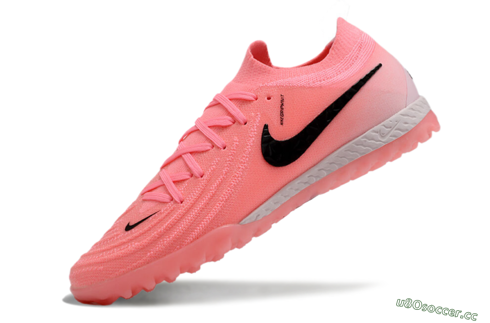 Unisex Nike Phantom Luna Elite TF Artificial Turf Low-Tops Football Shoes - Pink/Black 5