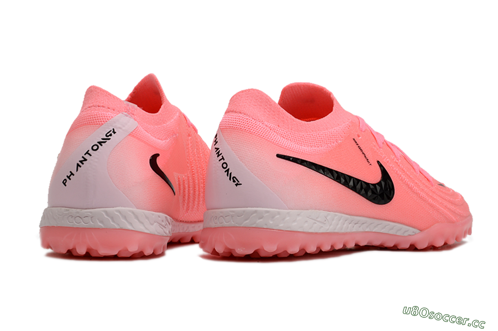 Unisex Nike Phantom Luna Elite TF Artificial Turf Low-Tops Football Shoes - Pink/Black 6