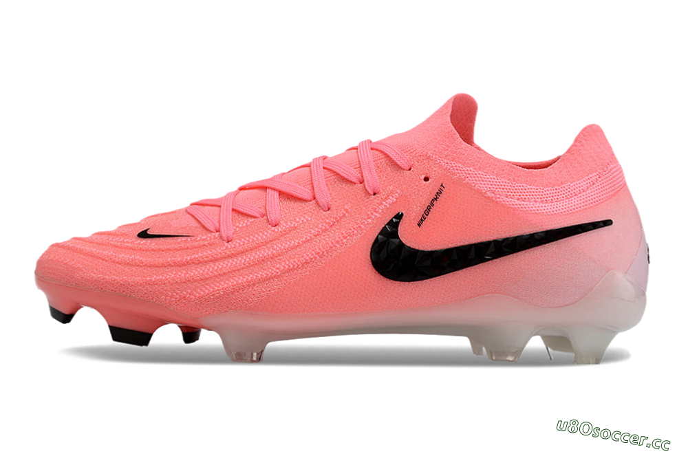 Men's Nike Phantom Luna Elite FG Firm Ground Low-Tops Football Boots - Pink/Black 0