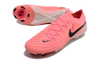 Men's Nike Phantom Luna Elite FG Firm Ground Low-Tops Football Boots - Pink/Black
