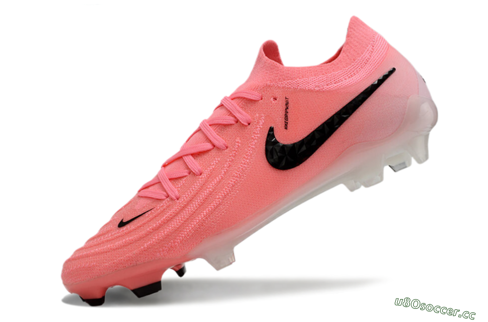 Men's Nike Phantom Luna Elite FG Firm Ground Low-Tops Football Boots - Pink/Black 5