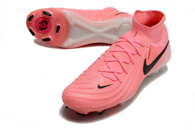 Men's Nike Phantom Luna Elite FG Firm Ground High-Tops Football Boots - Pink/Black