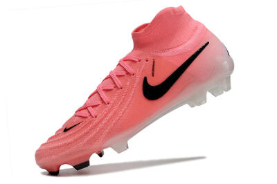 Men's Nike Phantom Luna Elite FG Firm Ground High-Tops Football Boots - Pink/Black