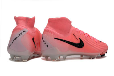 Men's Nike Phantom Luna Elite FG Firm Ground High-Tops Football Boots - Pink/Black