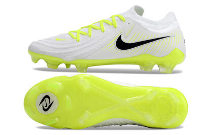 Men's Nike Phantom Luna Elite NU FG Firm Ground Low-Tops Football Boots - White/Yellow/Black