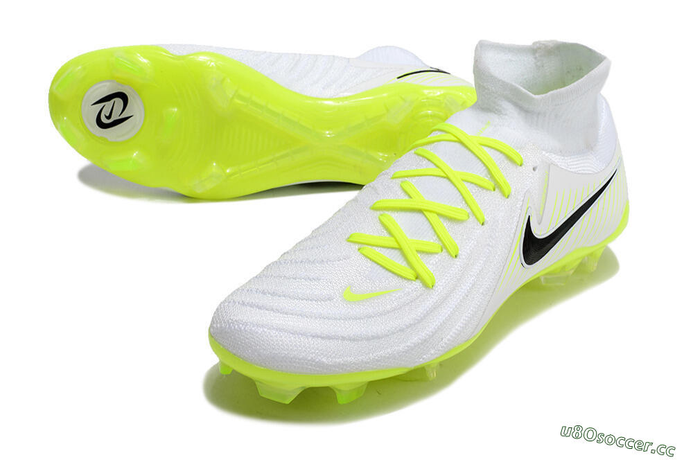 Men's Nike Phantom Luna Elite NU FG Firm Ground Low-Tops Football Boots - White/Yellow/Black 3