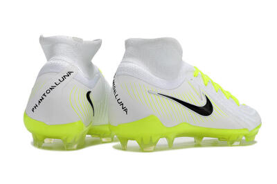 Men's Nike Phantom Luna Elite NU FG Firm Ground Low-Tops Football Boots - White/Yellow/Black