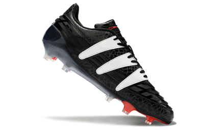 Men's Adidas Predator 94 FG Limited Edition FG Firm Ground Low-Tops Football Boots - Black/Red/White