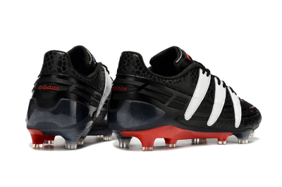 Men's Adidas Predator 94 FG Limited Edition FG Firm Ground Low-Tops Football Boots - Black/Red/White