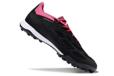 Men's Adidas Predator 24 Elite TF Artificial Turf Low-Tops Football Boots - Black/Beige/Pink