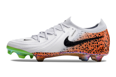 Men's Nike Phantom Luna Elite FG Firm Ground Low-Tops Football Boots - Grey/Orange/Black