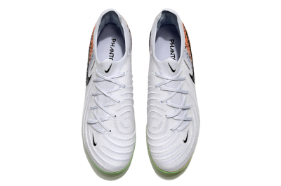 Men's Nike Phantom Luna Elite FG Firm Ground Low-Tops Football Boots - Grey/Orange/Black