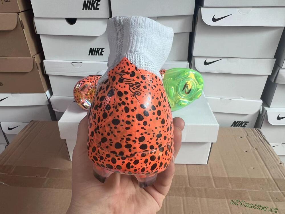 Unisex Nike Phantom Luna Elite NU FG Firm Ground High-Tops Football Boots - White/Black/Orange