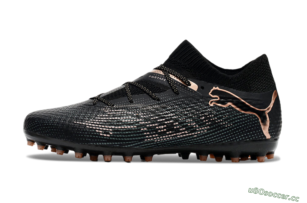 Men's Puma Future Ultimate MG Multi Ground Low-Tops Football Boots - Black/Blue/Gold 0