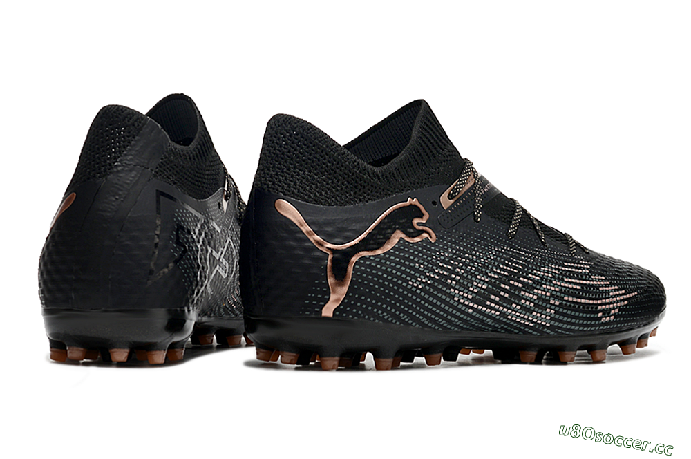 Men's Puma Future Ultimate MG Multi Ground Low-Tops Football Boots - Black/Blue/Gold 6