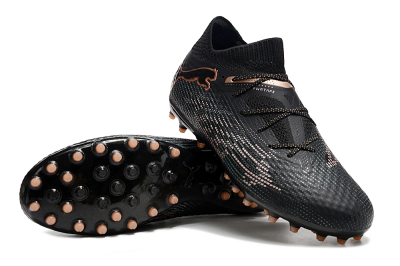 Men's Puma Future Ultimate MG Multi Ground Low-Tops Football Boots - Black/Blue/Gold