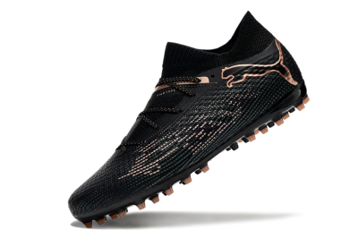 Men's Puma Future Ultimate MG Multi Ground Low-Tops Football Boots - Black/Blue/Gold