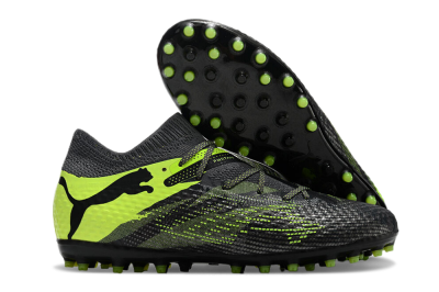 Men's Puma Future Ultimate MG Multi Ground Low-Tops Football Boots - Black/Yellow