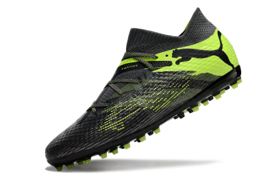 Men's Puma Future Ultimate MG Multi Ground Low-Tops Football Boots - Black/Yellow