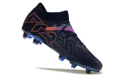 Men's Puma Future Ultimate FG Firm Ground Low-Tops Football Boots - Blue/Purple/Pink