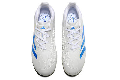 Unisex Adidas Predator 24 Elite TF Artificial Turf Low-Tops Football Shoes - Beige/White/Blue