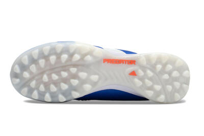 Unisex Adidas Predator 24 Elite TF Artificial Turf Low-Tops Football Shoes - Blue/Red/White