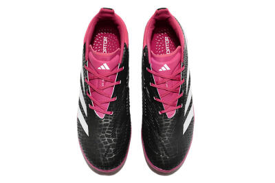 Unisex Adidas Predator 24 Elite TF Artificial Turf Low-Tops Football Shoes - Black/Red/White