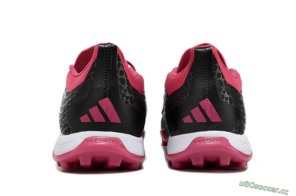 Unisex Adidas Predator 24 Elite TF Artificial Turf Low-Tops Football Shoes - Black/Red/White 5